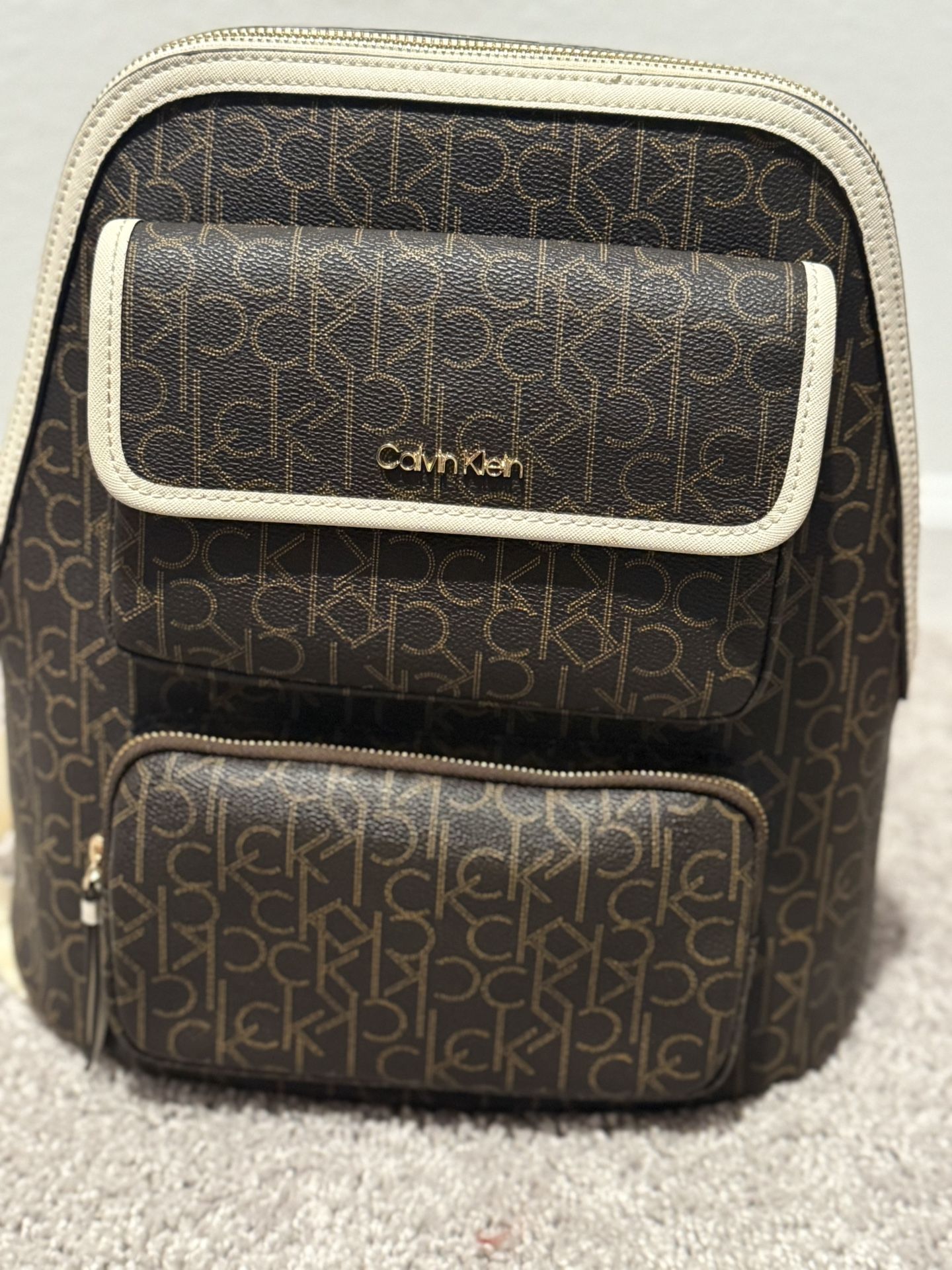 Calvin Klein Back Pack Strap Purse Bag