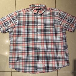 Nautica Button-up Shirt Size XXL (blue/red/yellow)