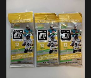 2020 Panini Donruss Optic NFL Football Fat Cello Value Packs Sealed lot