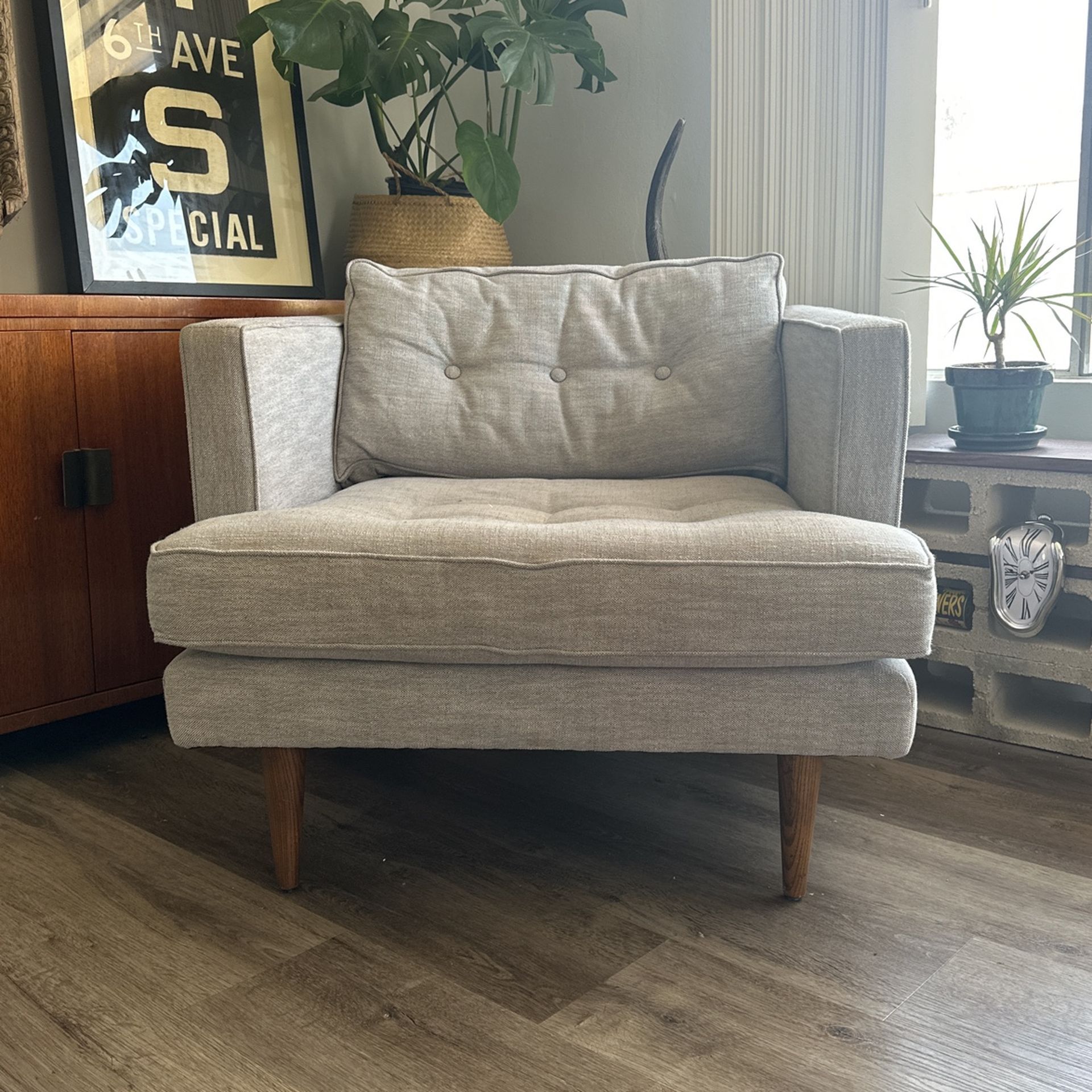 West Elm Cushioned Chair