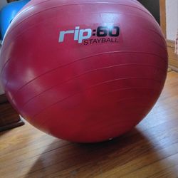 Great Big Bouncy Red (Exercise) Ball
