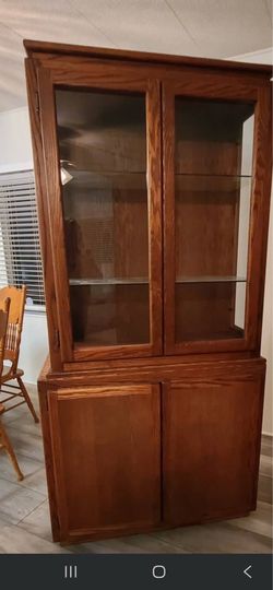 Shelves ,cabinets,bookcase ,hall tree all three sell together or separate