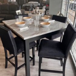 5-pc Counter Height Dining Set 
