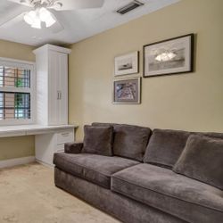 Couch Bed New Mattress Supreme 75x38 Gorgeous Grey Fabric New Design District Custom Paid $8000 / $450 Takes It  Cash Zelle Aventura Easy Access Home