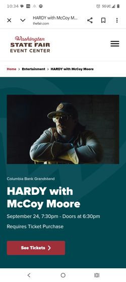 Hardy Pit Ticket