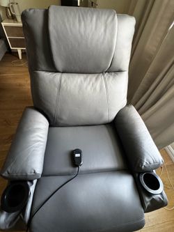 Gray Power lift Recliner