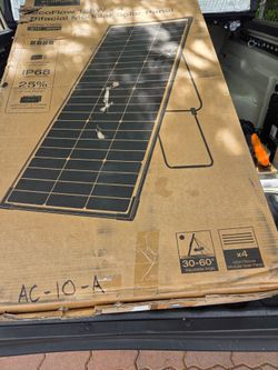 125-Watt Bifacial Modular Solar Panel 4-Piece Kit (Total 500W), IP68, Solar Charger for Solar Generator, Monocrystalline