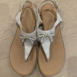 Cole Haan Silver Sandals Size 9