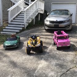 3 Battery Powered Vehicles Gently Used
