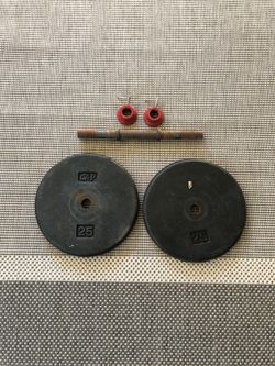 Free weight dumbbell 50lbs