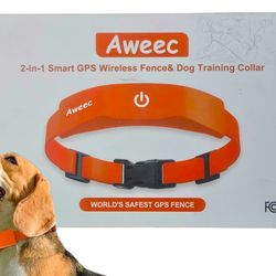 GPS Wireless Dog Fence w/ Training Collar App Controlled Waterproof NEW