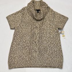 INC International Concepts Wos Sweater Vest Multi Heathered Sleeveless Sz 3X NWT