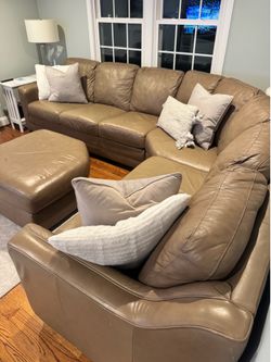 Free Leather Sectional Couch
