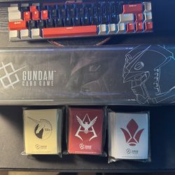 Gundam card game accessory and card set 01 first combat EVX-01