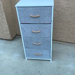 4 Drawer Dresser Gray And White