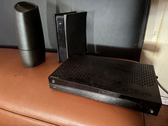 Modem, router, cable box $100