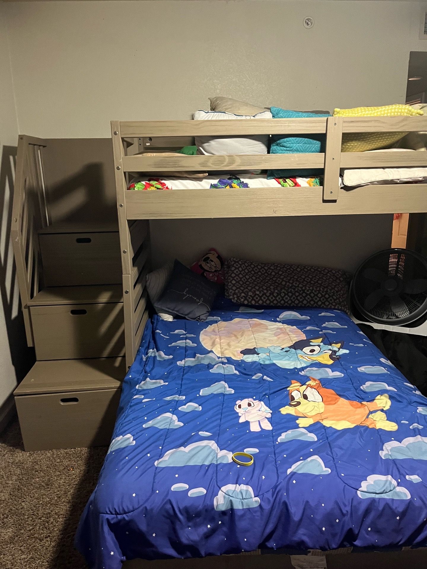 Grey Bunk bed