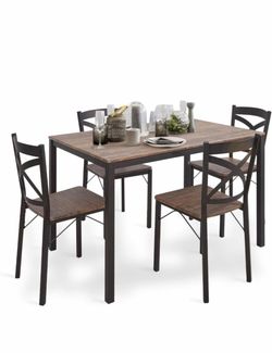 Dining Table with 4 Chairs