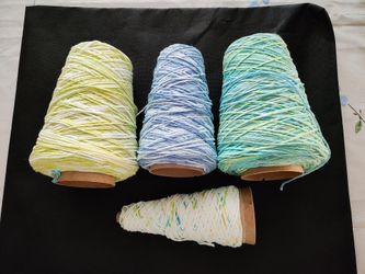 Yarn. Sugar n cream cotton . No longer use these colors. Price for all