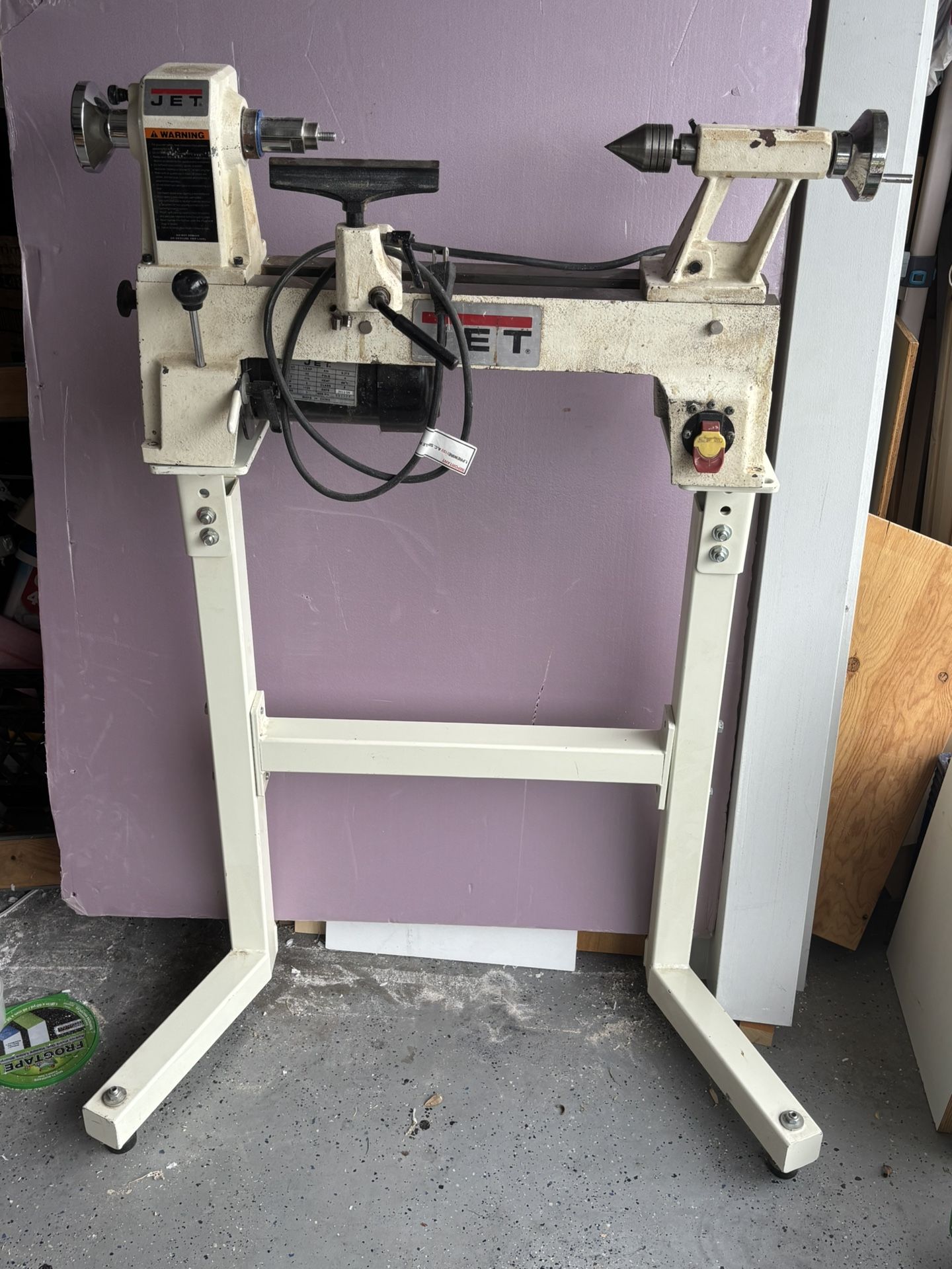 Jet Mini Lathe With Brand New Stand