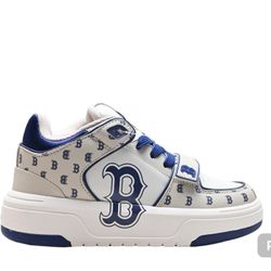 MLB Boston Red Red Sox Liner chunky Korea Navy Blue Grey Size 11