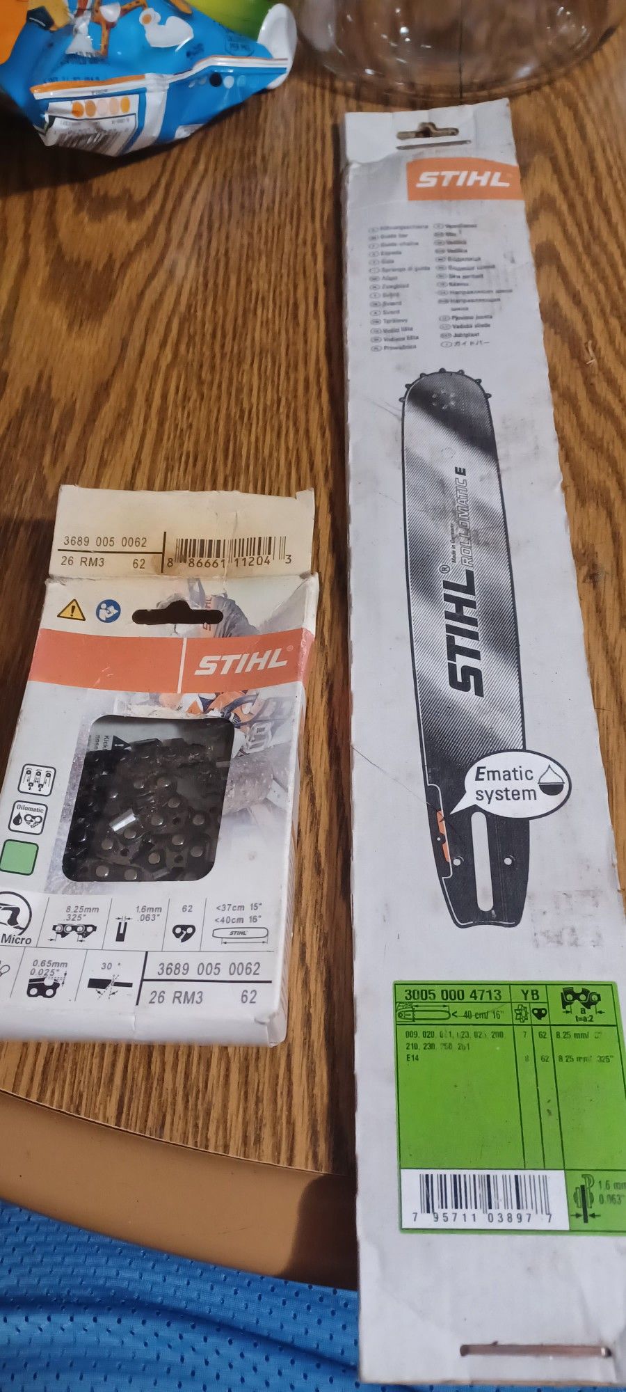 STHL 15"/16" BAR AND CHAIN