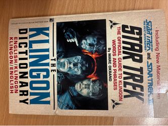 Star Trek Klingon Dictionary