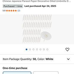 Paper umbrellas