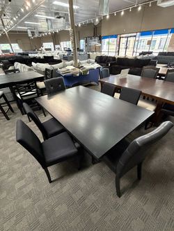 Dining table with 6 chairs