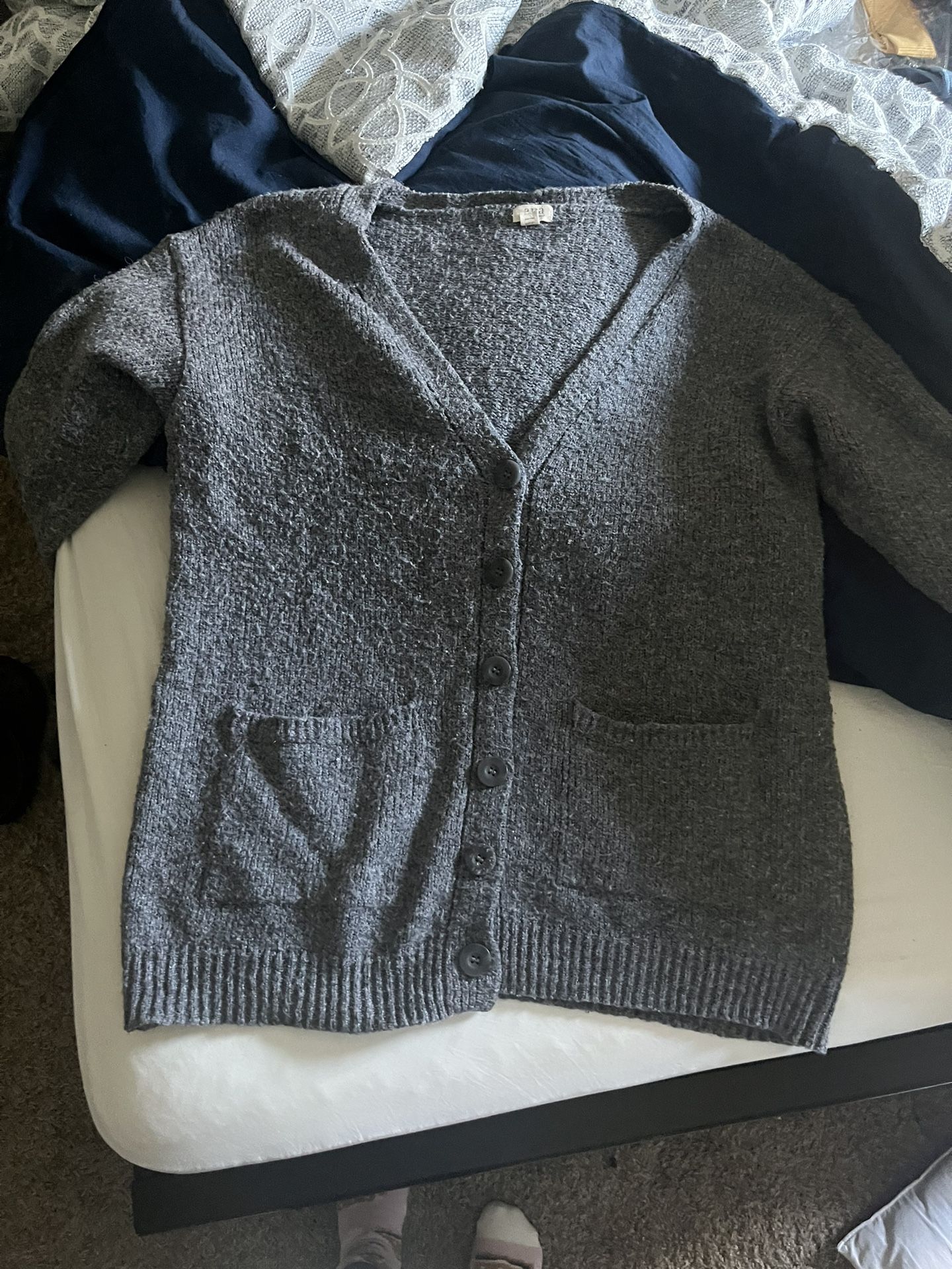 Grey Cardigan 