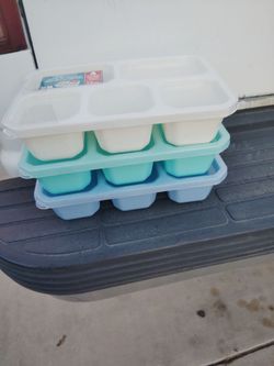 Lunch boxes new 5 compartments