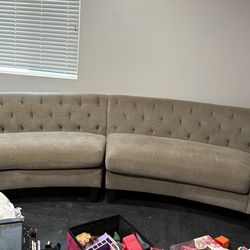 Curved couch