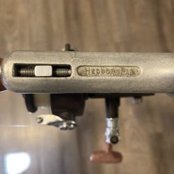 Vintage 30’s Or 40’s Heddon Pal 5’ Fishing Pole With Daiwa 7300 Reel 