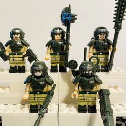 War Hammer Game Minifigures Soldiers Set | New Custom LEGO Compatible Toy