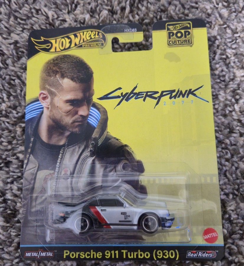 Hot Wheels Premium "Porsche 991 Turbo (930)" Cyberpunk 2077 edition