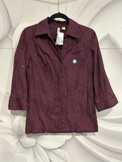 St. John’s Bay Purple button up.