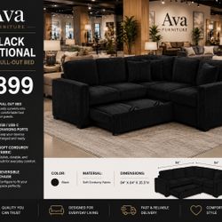Sectional Sofa With Pull Out Bed