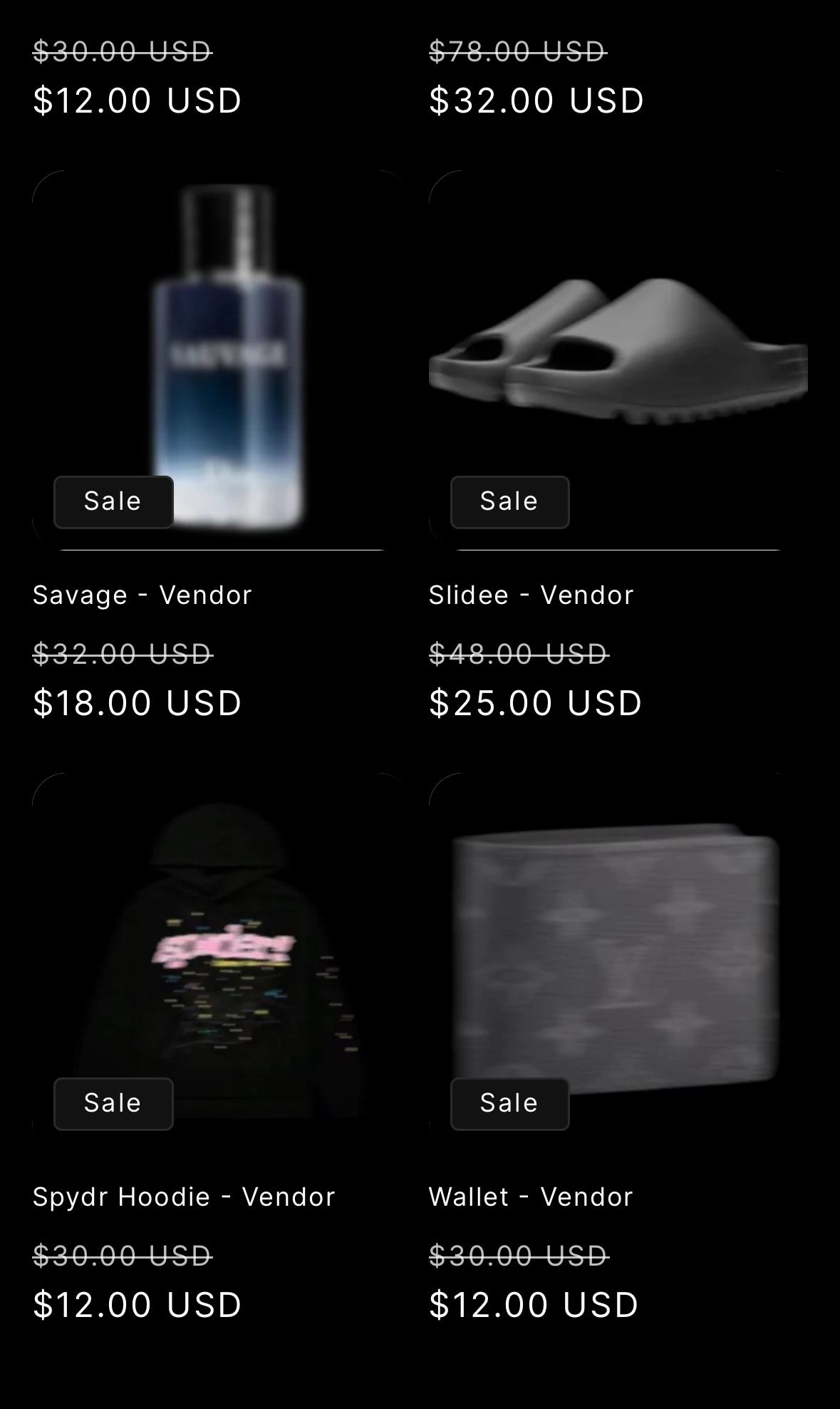 Clothes,fragrances, AirPods, Birks Vendor Link