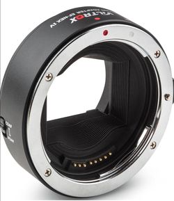 Viltrox EF-NEX IV Lens Adapter EF/EF-S Lens to E-Mount Auto Focus Lens Adapter Ring for Canon EOS EF/EF-S Lens to Sony E Mount Cameras A9 A9II A7IV A7