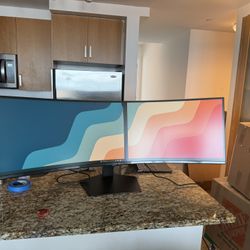 Samsung 49 in Odyssey G9 Monitor (FOR PARTS)