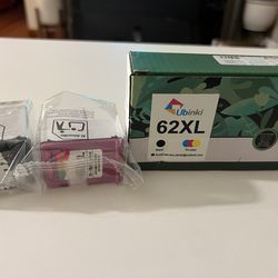 UBINKI 62XL BLACK & TRI COLOR INK CARTRIDGES