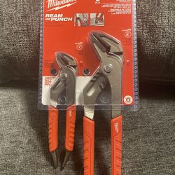 Milwaukee 1 8” And 1 10 “ Straight Jaw Pliere