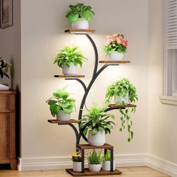 PLANT STAND INDOOR WITH GROW LIGHTS 