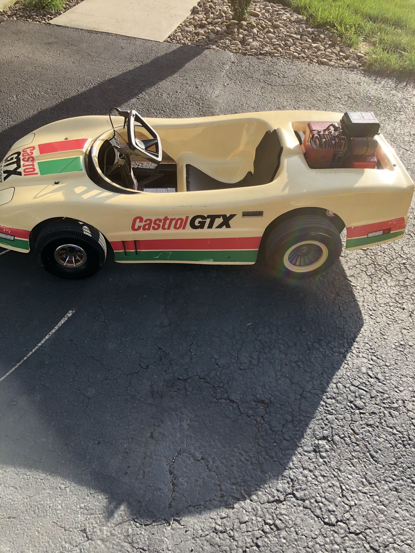 Castrol gtx corvette go kart