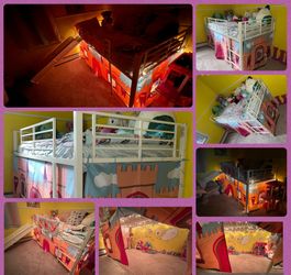 Child bedroom slide bed