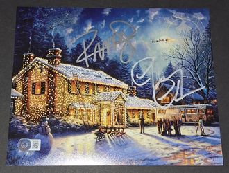 🔥 Chevy Chase and Randy Quaid autographed 8x10 Beckett COA 🔥