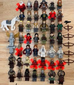LEGO Lord of the Rings & The Hobbit Minifigure Lot - 45+ Figures CHECK DESCRIPTION