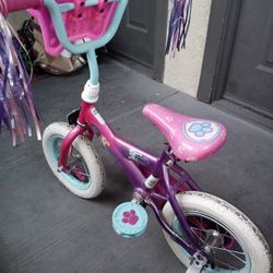 Beautiful Little Girls Bike with Training Wheels 