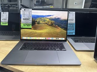 16" MacBook Pro Retina Touch Bar 2.6 i7 16GB RAM 1TB SSD 2019