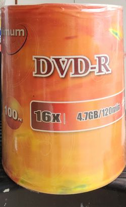 100 Pack DVD-R By Optimum